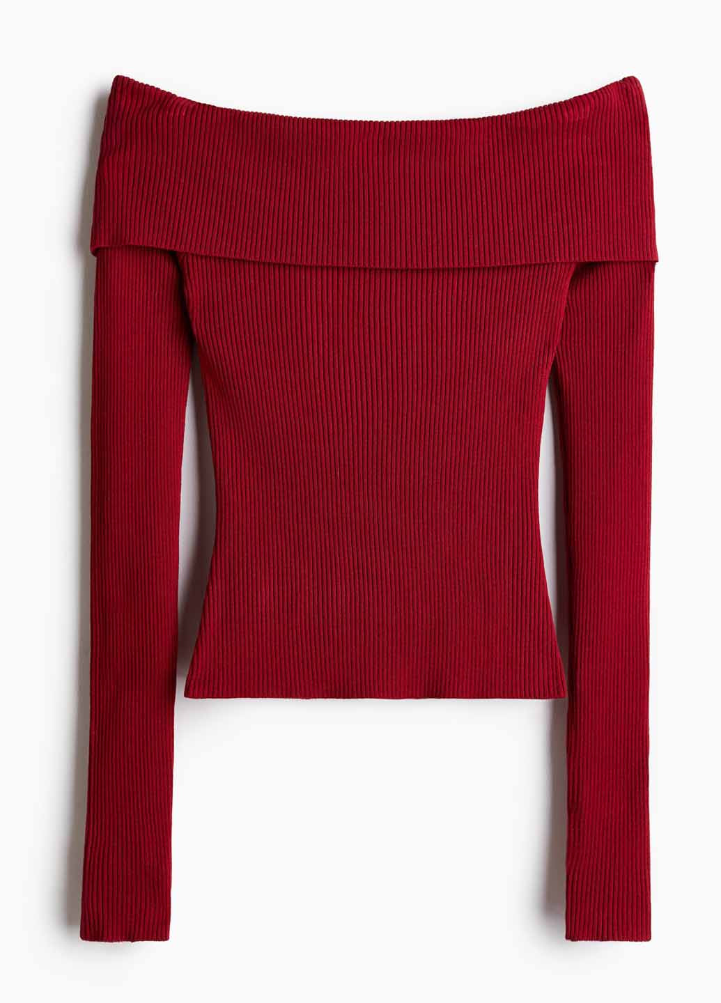 Темно-красный демисезонный свитер H&M