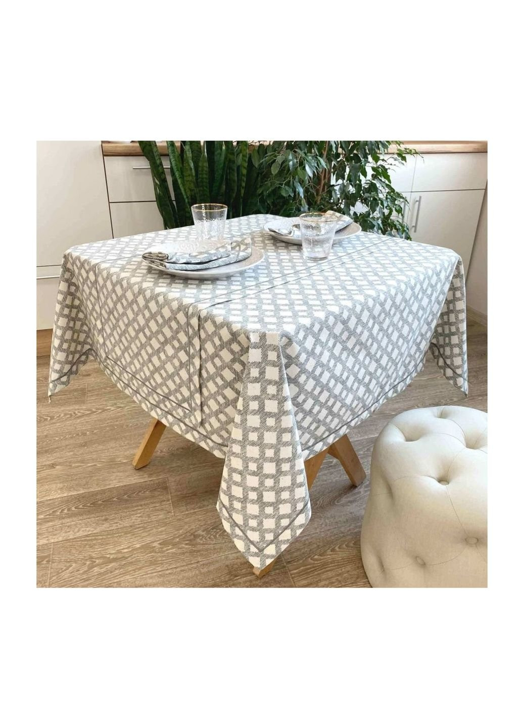 Скатерть Avantime Лофт Серый 220х132 см (17295) Прованс (254011562)