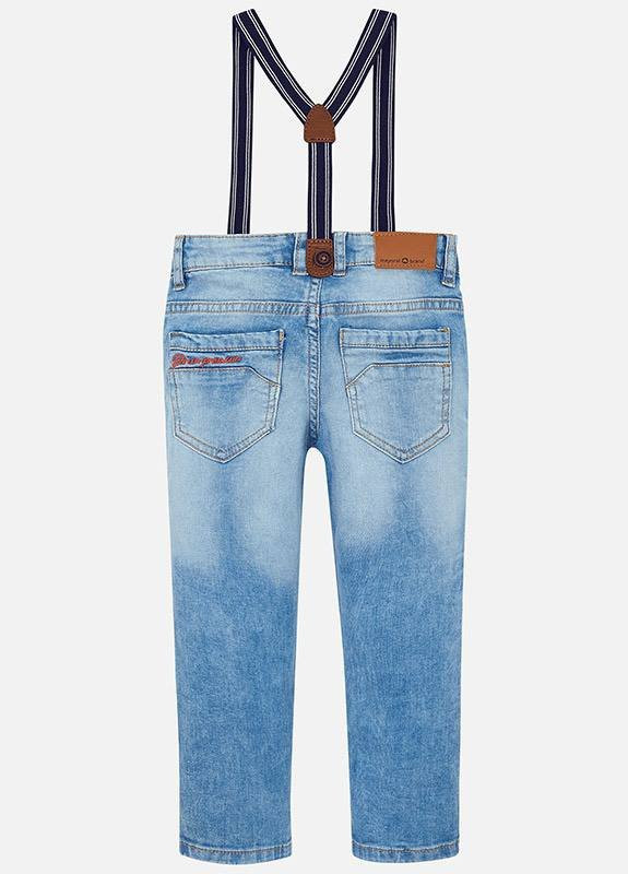 Голубые демисезонные джинсы для мальчика Mayoral