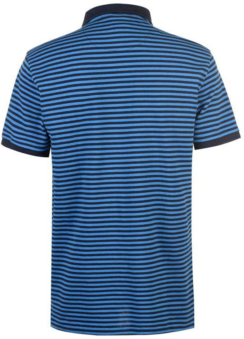 Синяя футболка-поло для мужчин Kangol в полоску