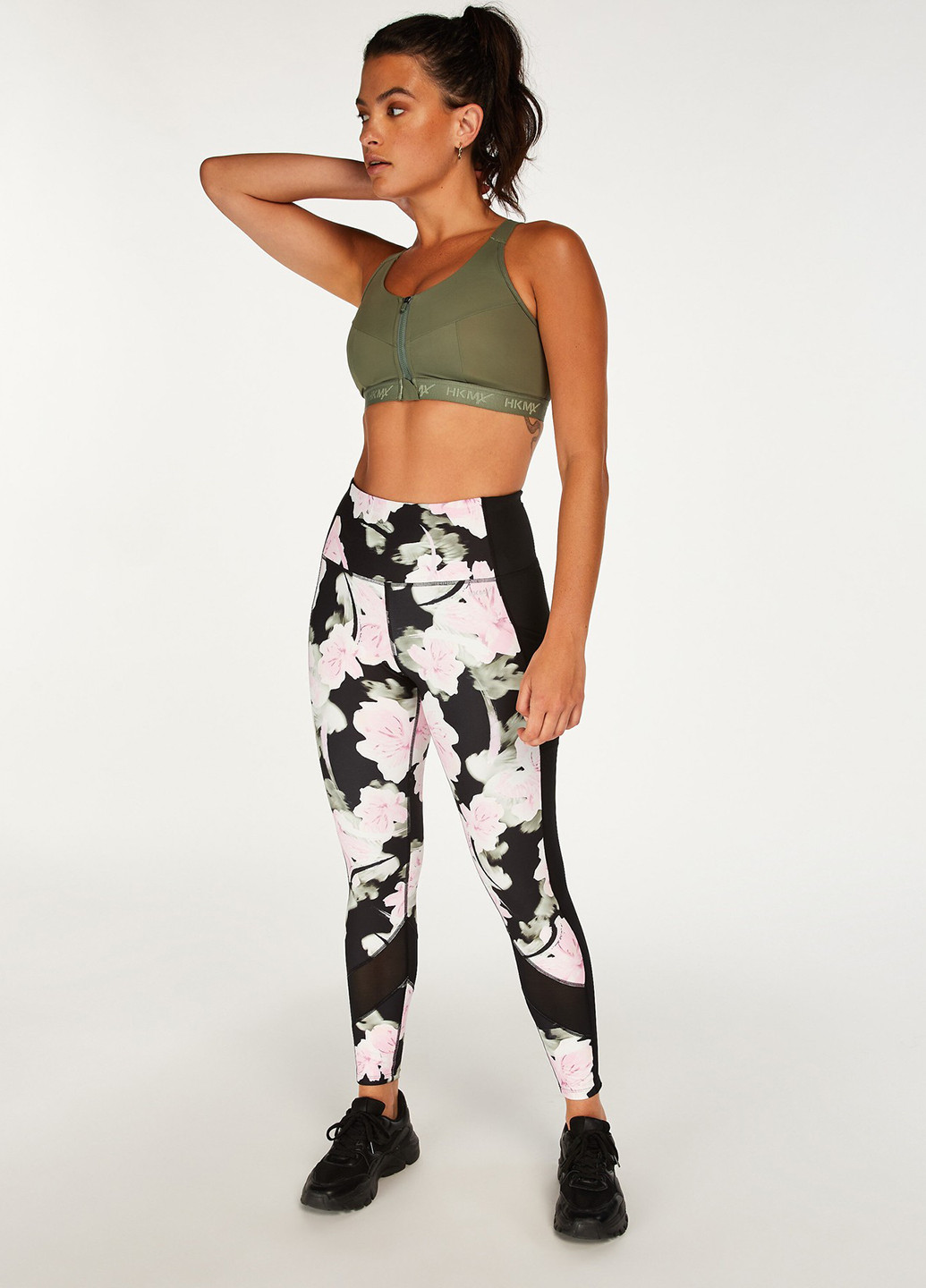 Черные демисезонные леггинсы Hunkemoller