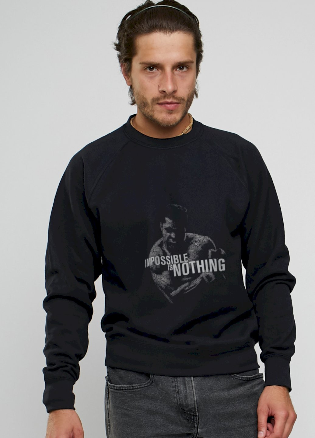 Черный свитшот мужской YAPPI (198688770)