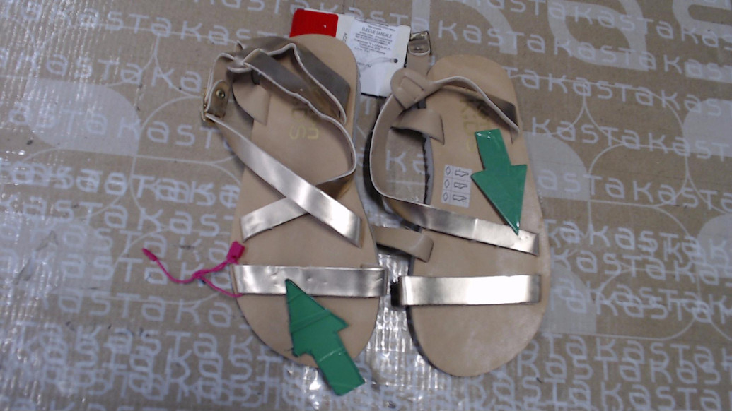 Золотые кэжуал сандалии KOTON с ремешком