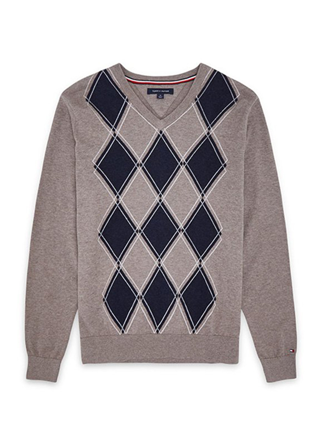 Бежевый демисезонный пуловер пуловер Tommy Hilfiger