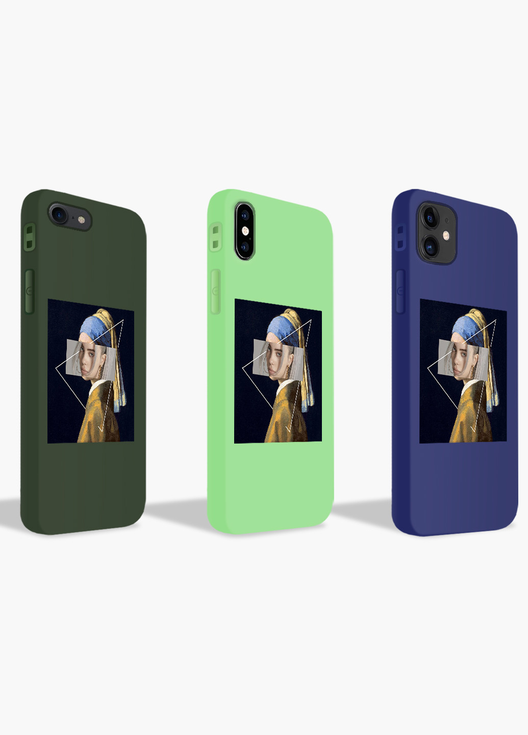 Чохол силіконовий Apple Iphone 7 plus Біллі Айлиш Ренесанс (Billie Eilish Renaissance) Білий (17364-1206) MobiPrint (219357262)