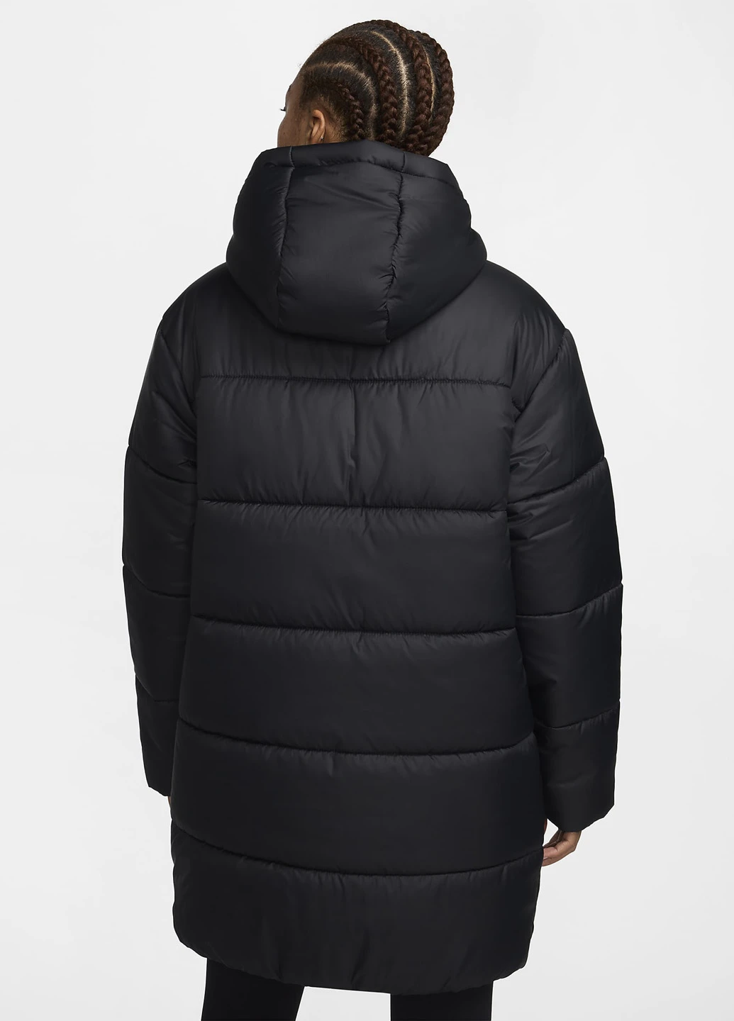 Чорна зимня куртка Nike W NSW TF SNFL NK CLSC PRKA