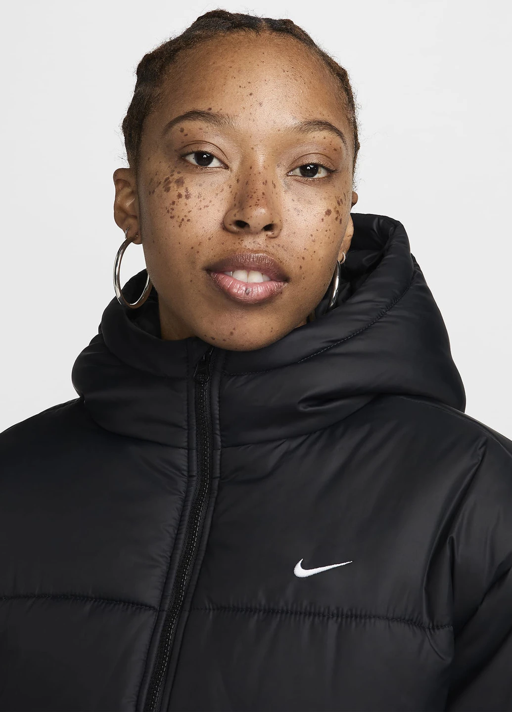 Чорна зимня куртка Nike W NSW TF SNFL NK CLSC PRKA