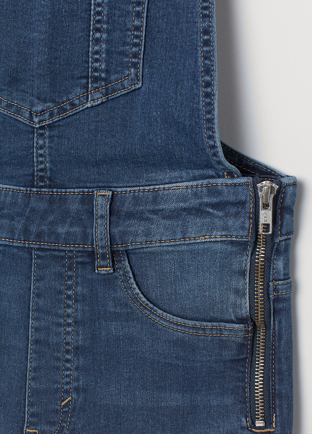 Комбінезон H&M темно-синій джинсовий