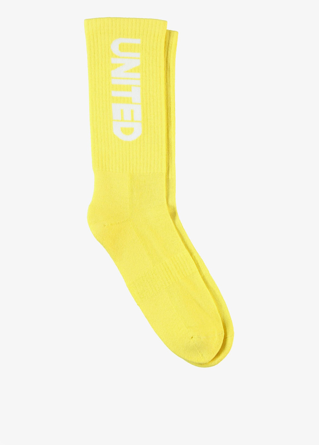 Жёлтые носки UNITED4 надписи (329148619)