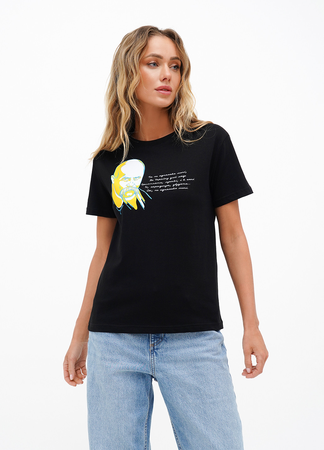 Женская футболка с принтом "Шевченко" KASTA design - (282825454)