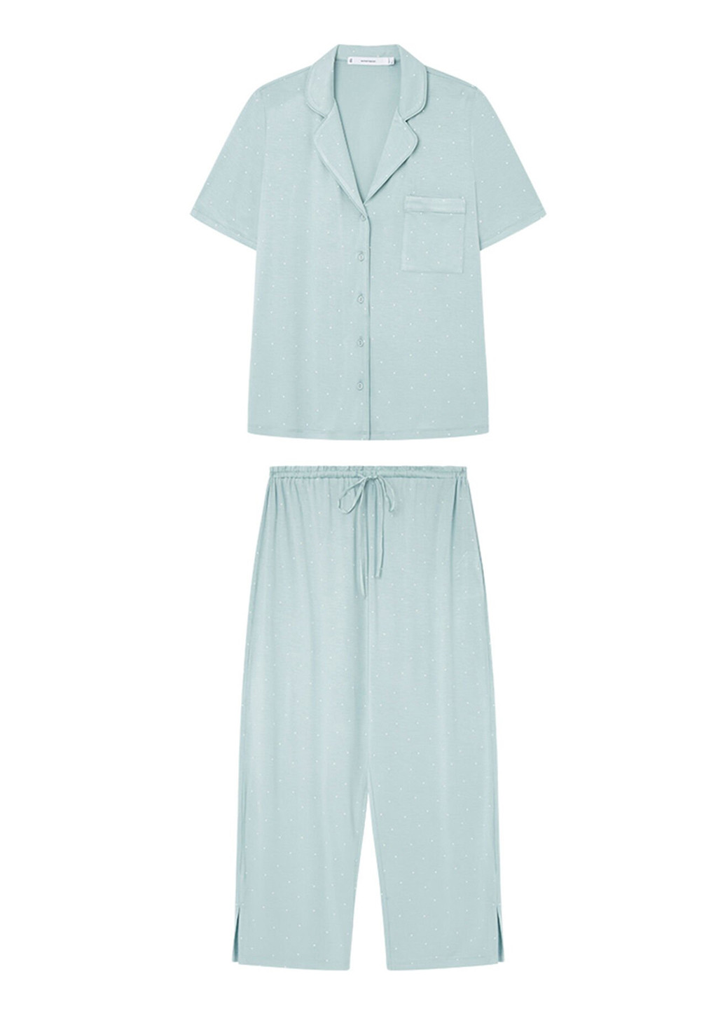 Світло-синя всесезон піжама (сорочка, штани) рубашка + брюки Women'secret