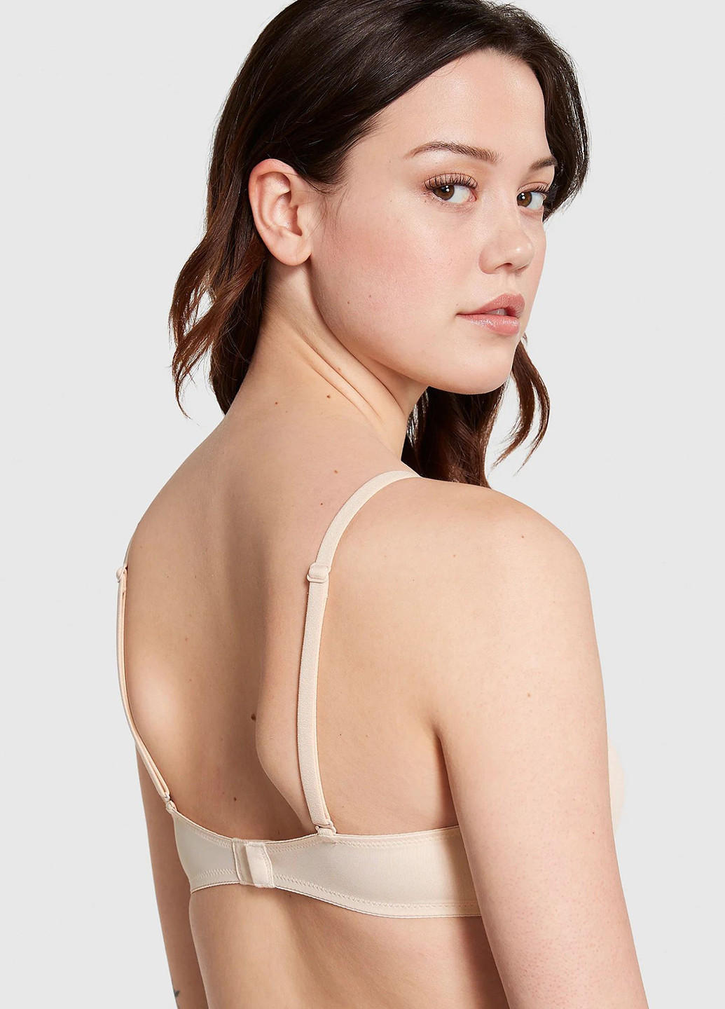 Бежевий демісезонний комплект (бюстгальтер, трусики) Victoria's Secret