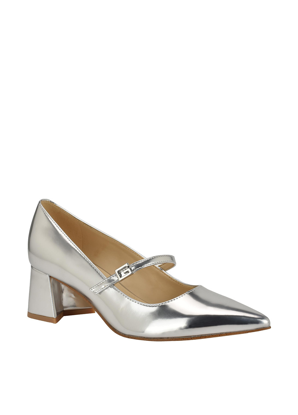 Guess Туфлі мері джейн сріблястий з штучна шкіра, сша — демісезон (349508157)