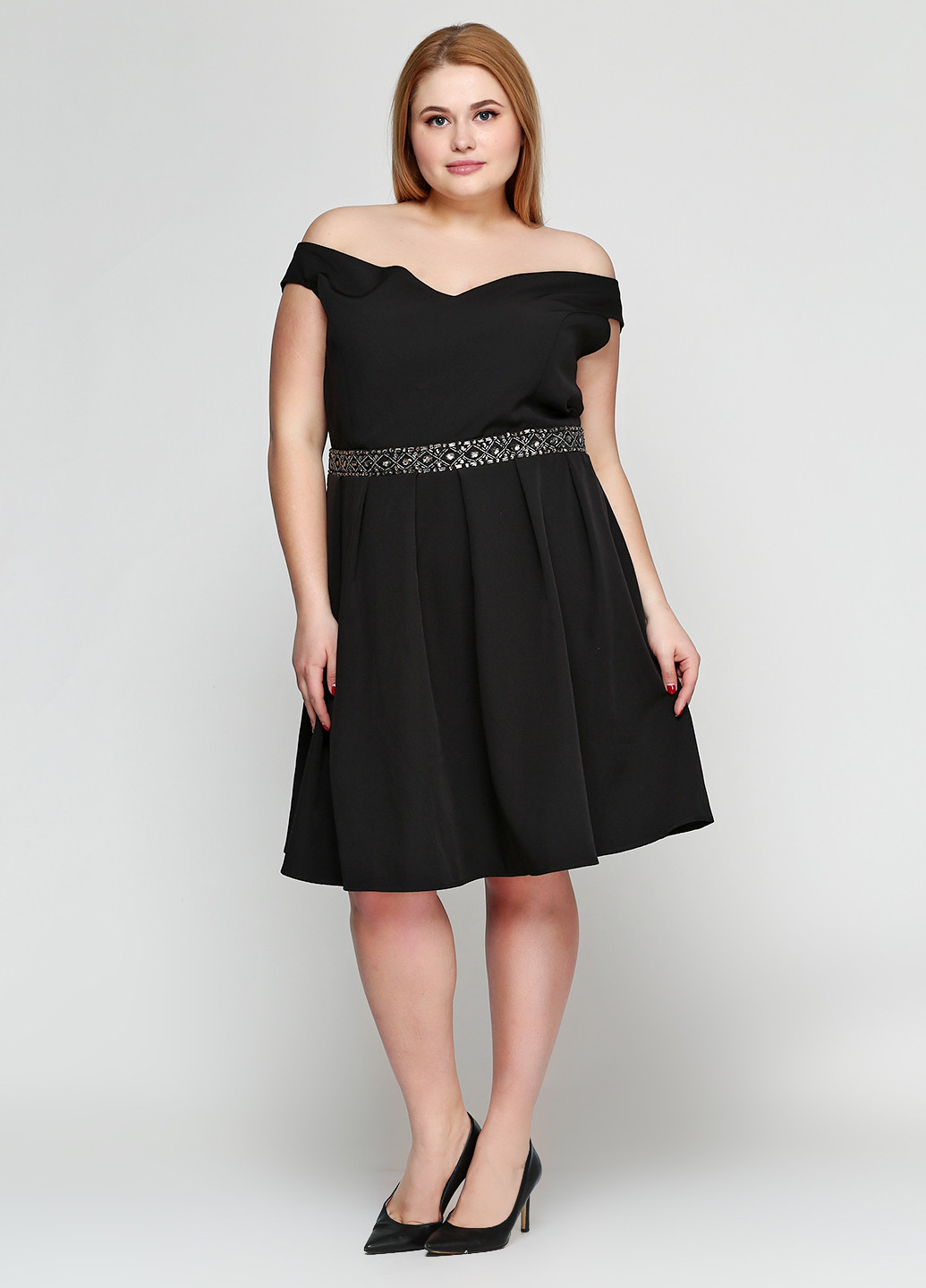 Черное коктейльное платье Dorothy Perkins однотонное