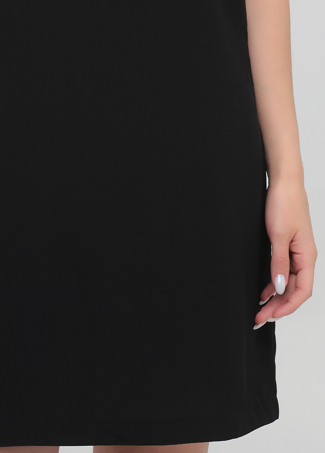 Черное кэжуал платье платье-комбинация Monki однотонное