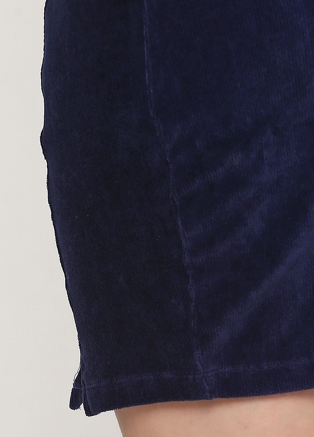 Темно-синяя кэжуал однотонная юбка TU карандаш