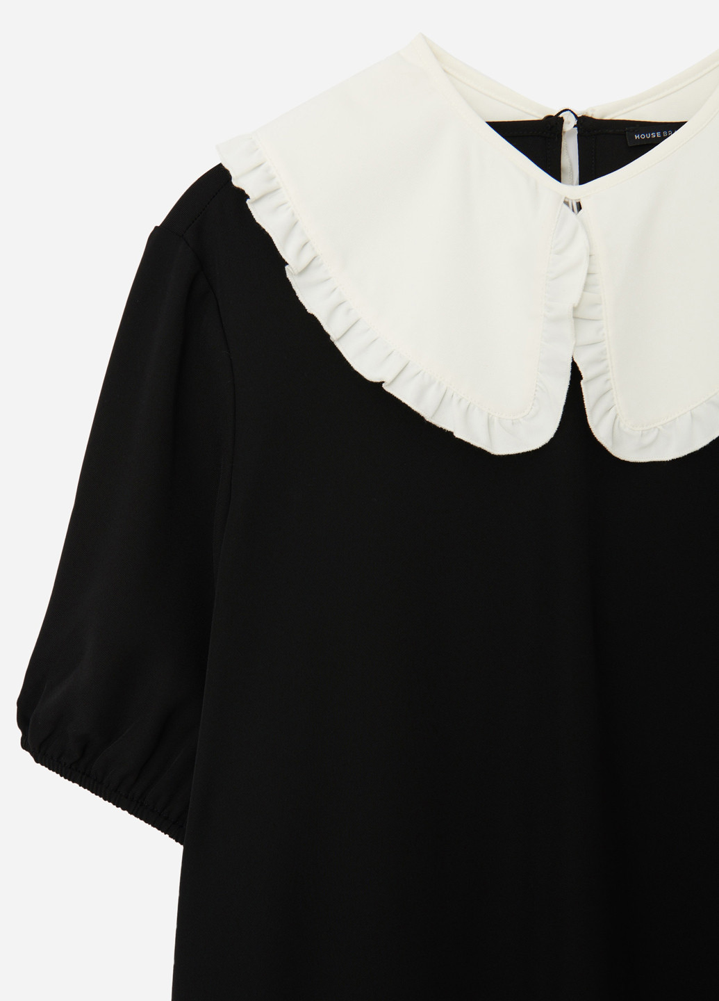 Чорно-білий кежуал сукня кльош, оверсайз House однотонна