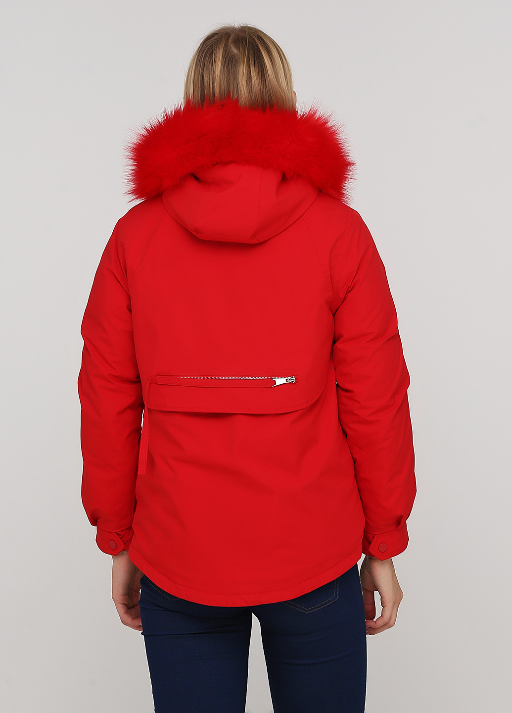 Красная зимняя куртка Mengerzi