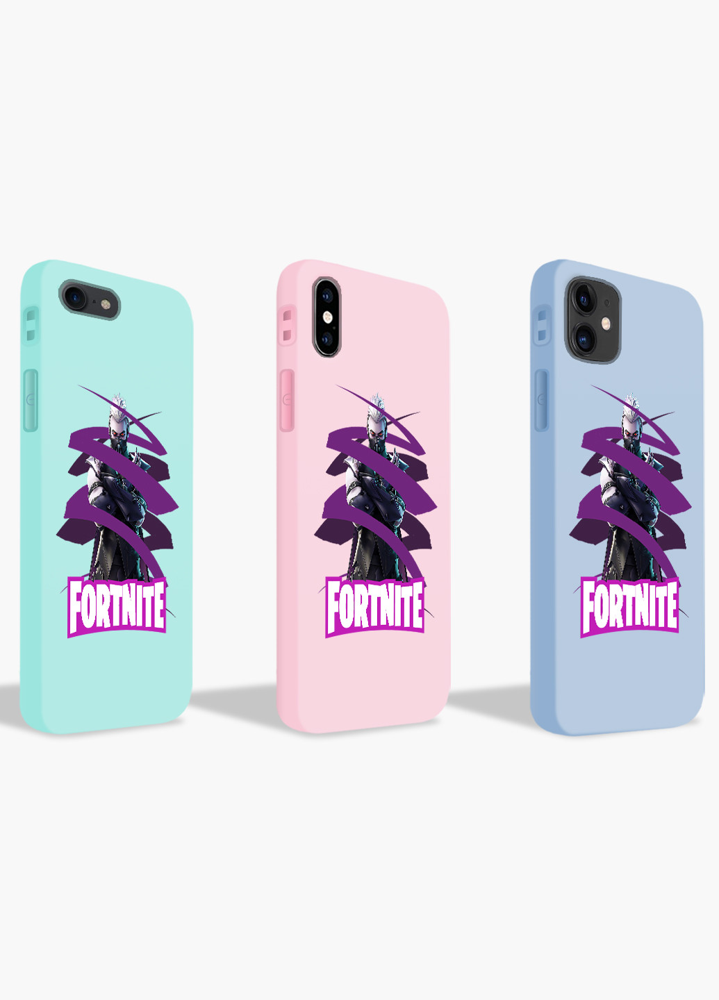 Чехол силиконовый Apple Iphone X Фортнайт (Fortnite) (6129-1190) MobiPrint (219333764)