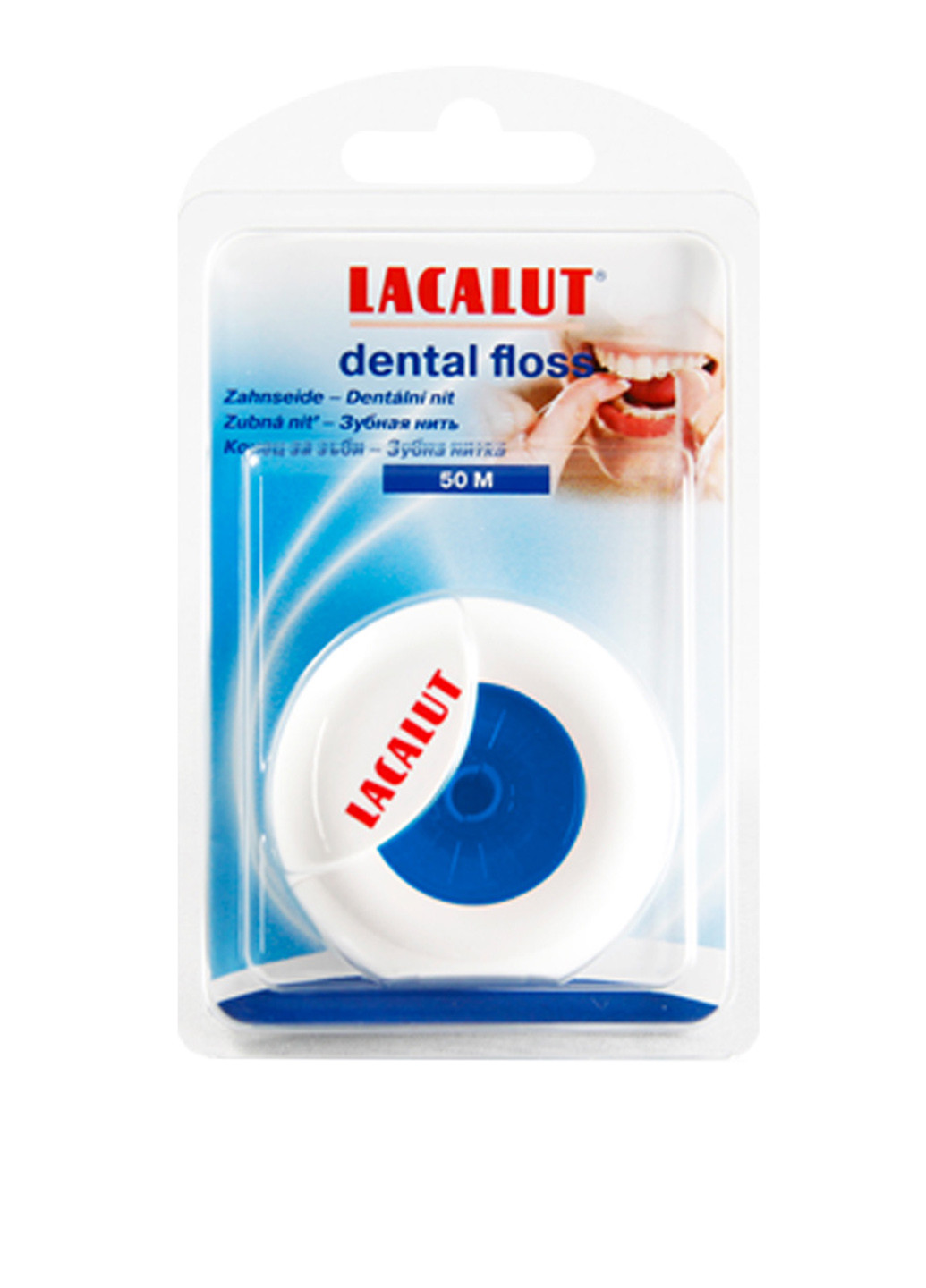 Зубна нитка Dental Floss, 50 м Lacalut (79334565)