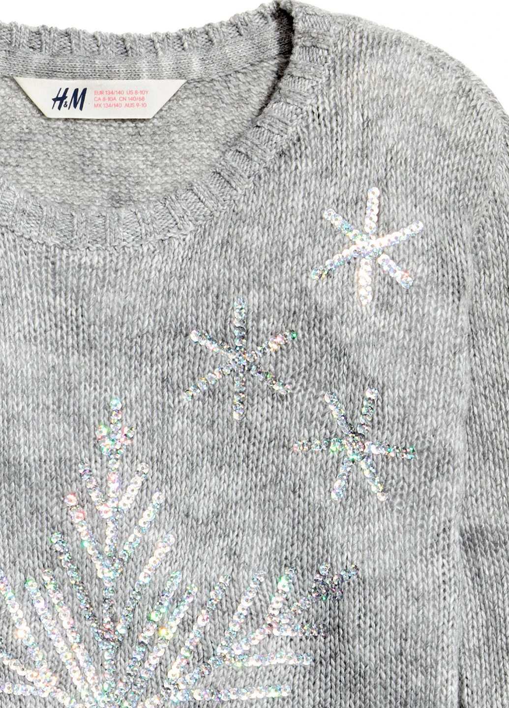 Светло-серый демисезонный джемпер джемпер H&M