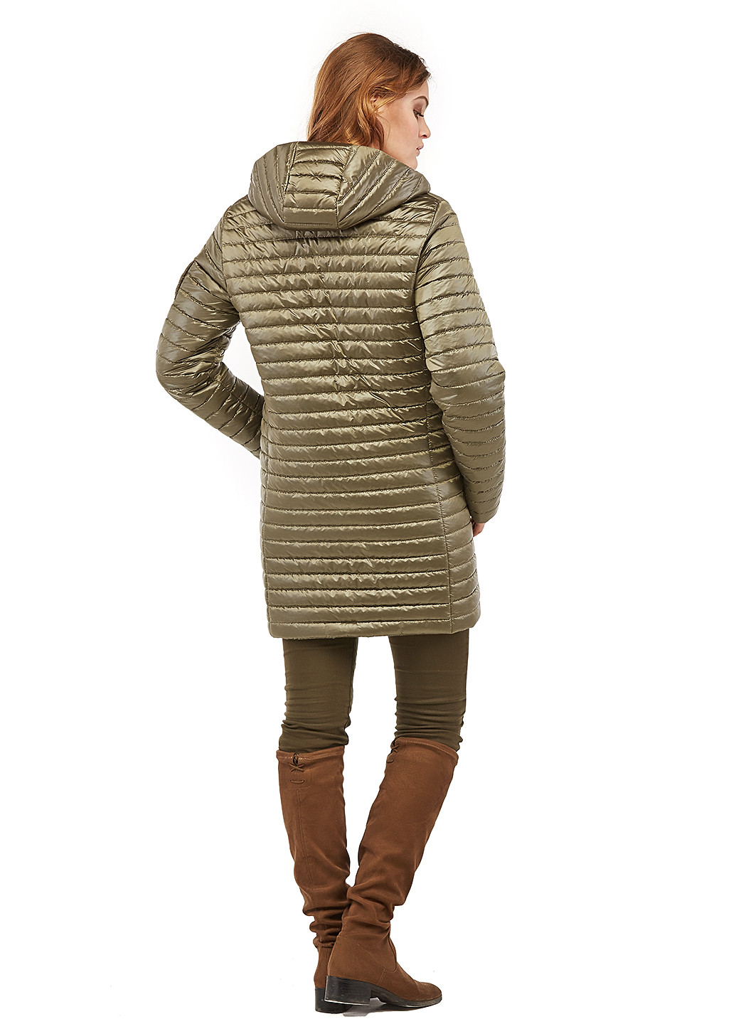 Оливковая (хаки) демисезонная куртка MN