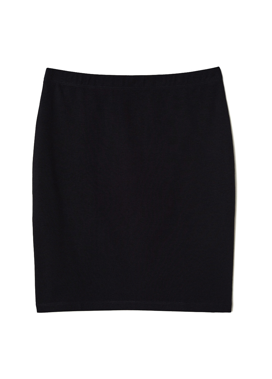 Черная кэжуал однотонная юбка H&M