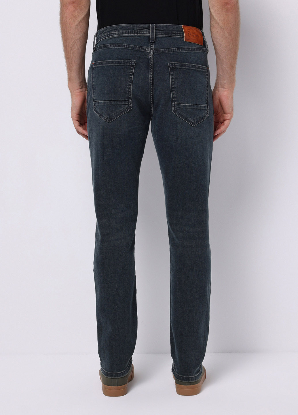 Темно-синие демисезонные слим джинсы Colin's