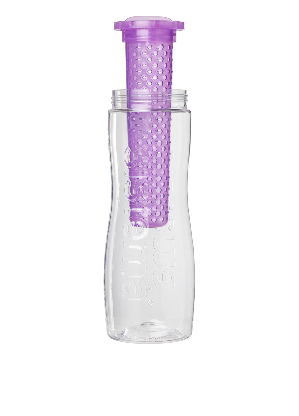 Бутылка для воды с диффузором 0,8 л Sistema однотонная фиолетовая