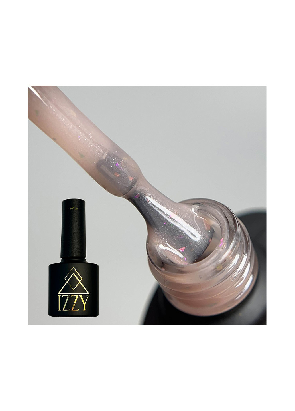 Гель-лак з пластівцями юкі Yuki Fair, 10 г Izzy (363030757)