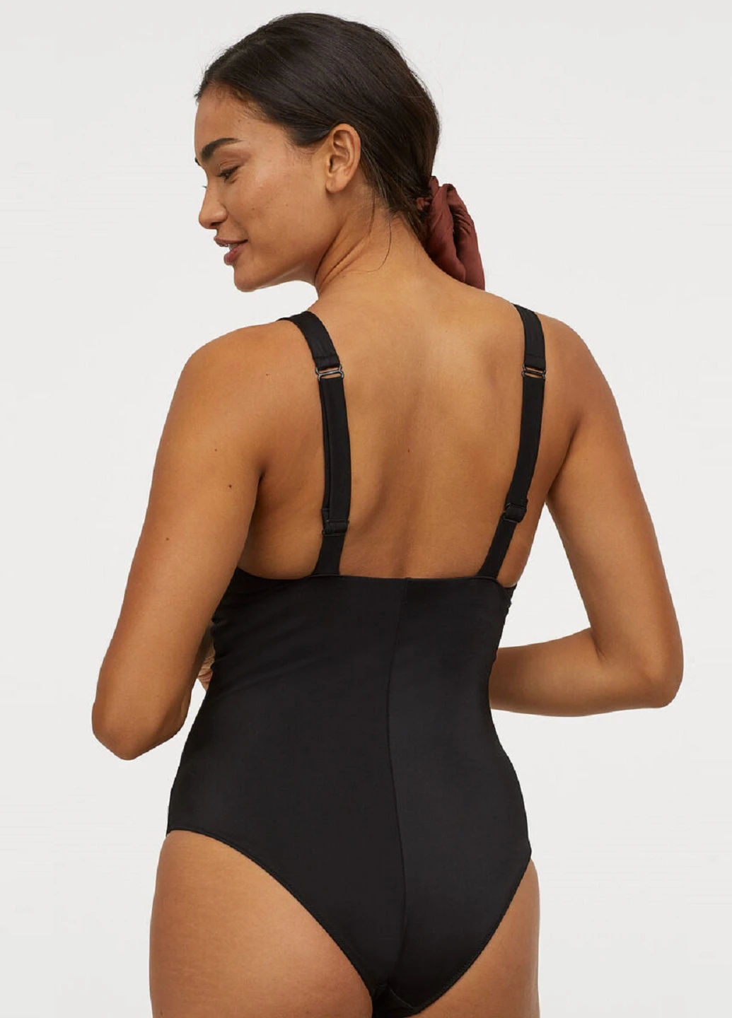 Черный летний купальник H&M