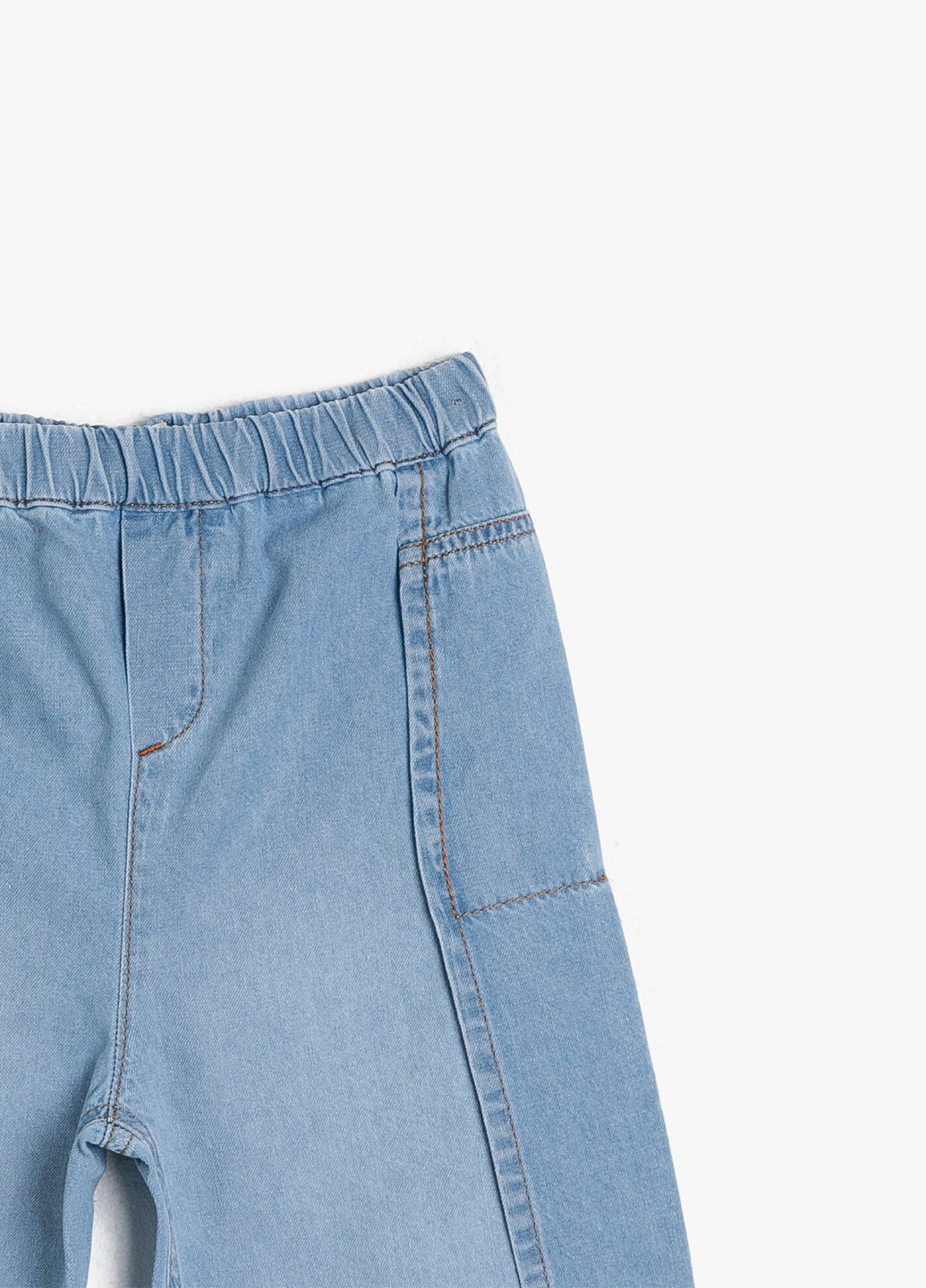 Голубые демисезонные прямые брюки KOTON