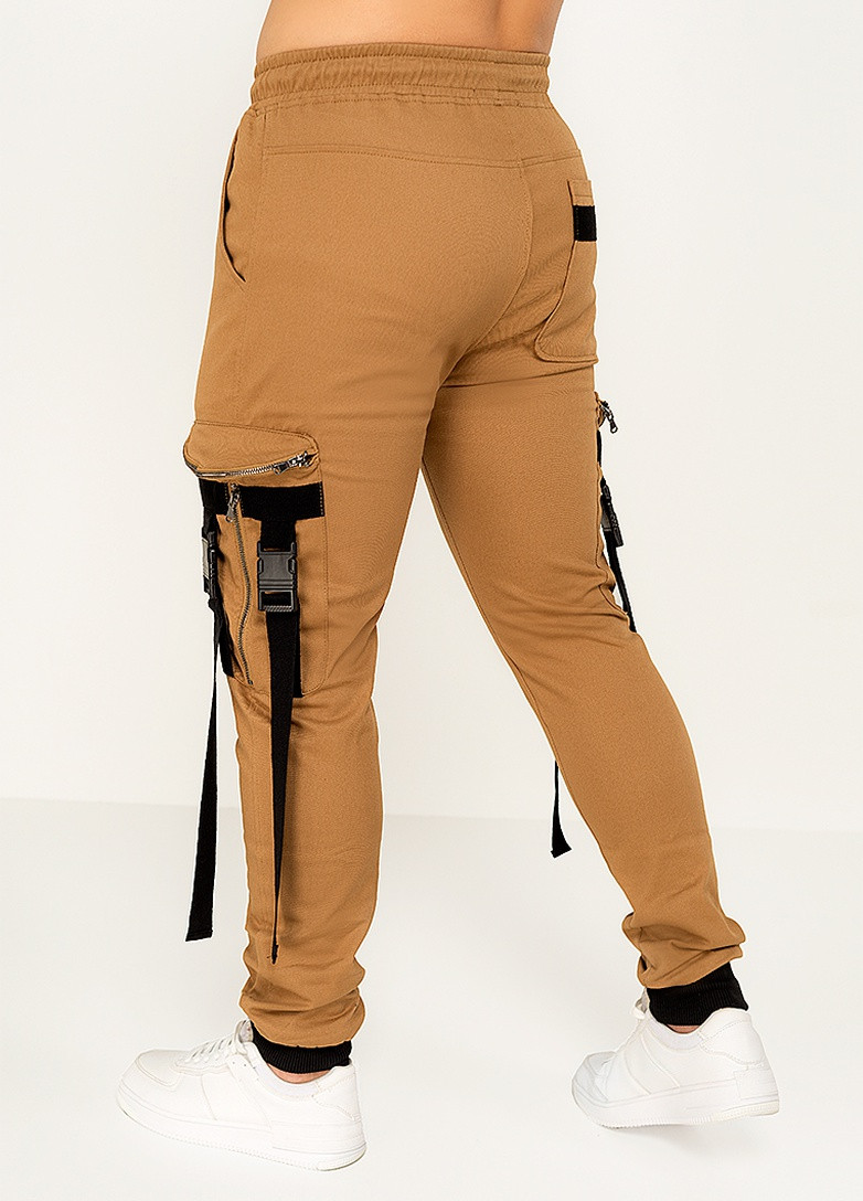 Бежевые повседневный демисезонные брюки Redpolo