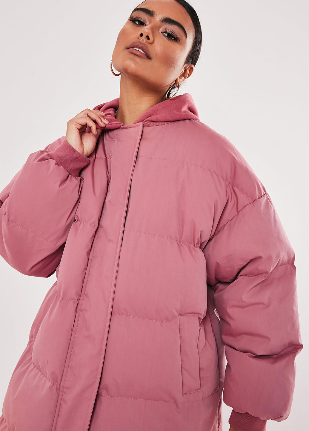 Розовая демисезонная куртка Missguided