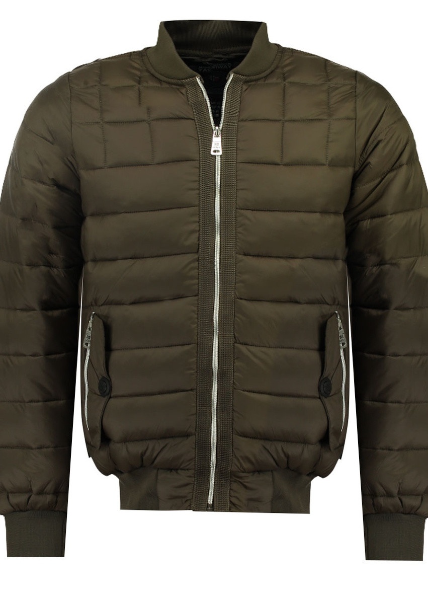 Оливковая (хаки) зимняя куртка Geographical Norway APRIDOR MEN 001