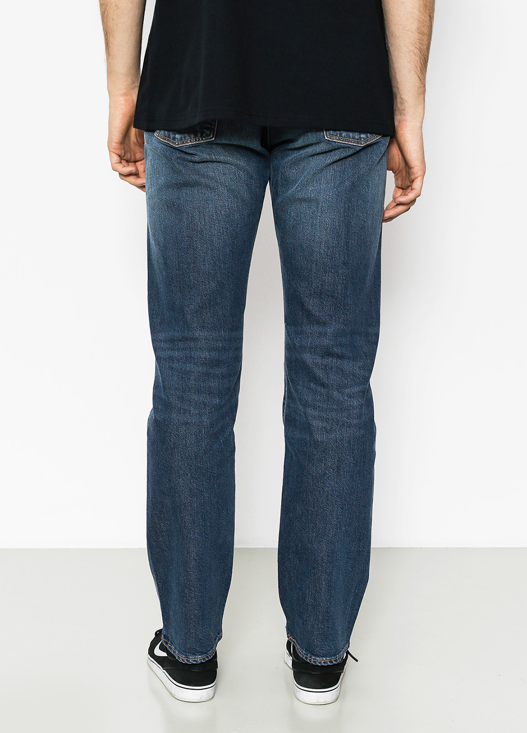 Темно-синие демисезонные прямые джинсы 501 Levi's