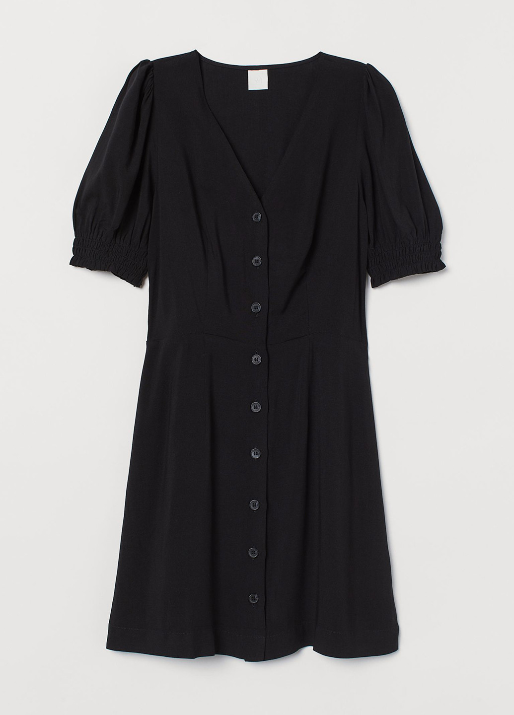 Чорна кежуал сукня H&M однотонна