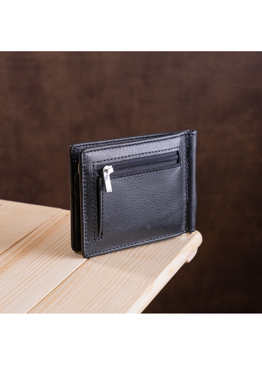 Мужской кожаный зажим для купюр 11,5х8,5х1 см st leather (253174170)