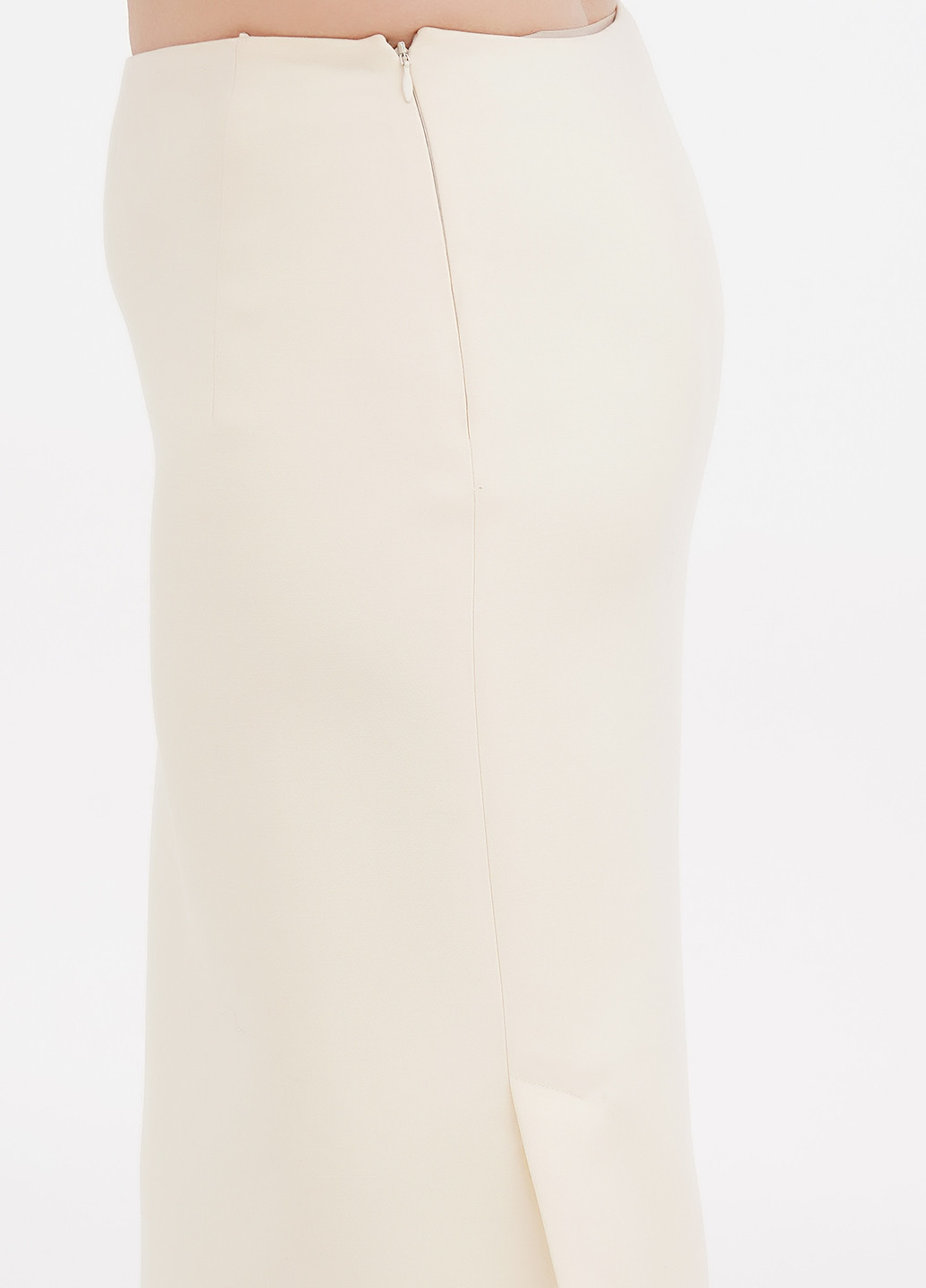 Молочная кэжуал однотонная юбка Ralph Lauren карандаш