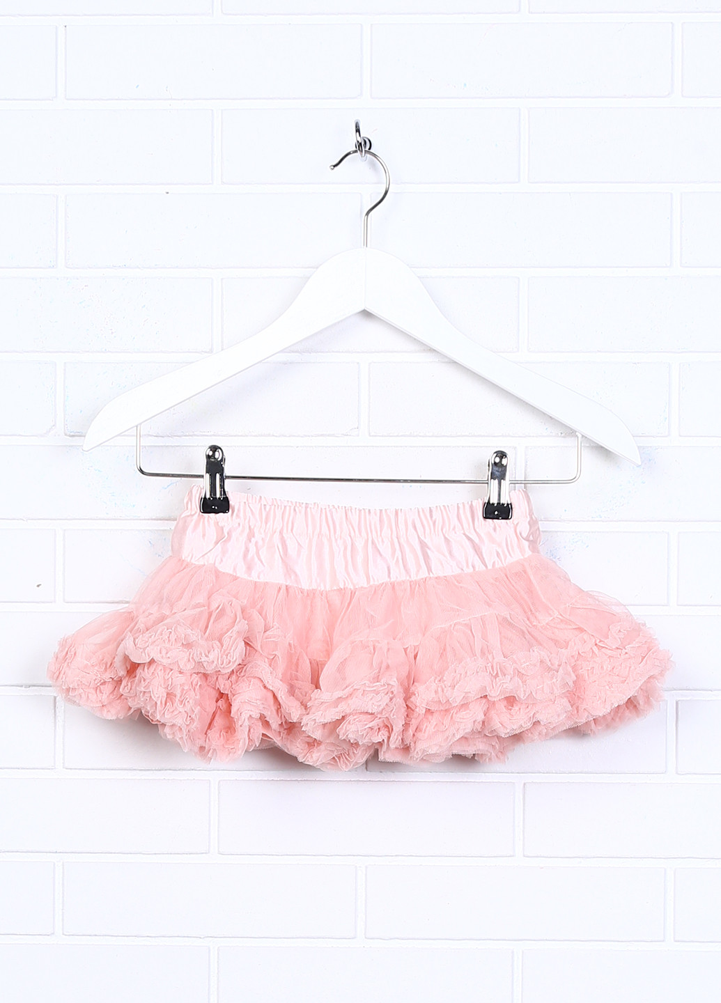 Розовая юбка H&M клешированная