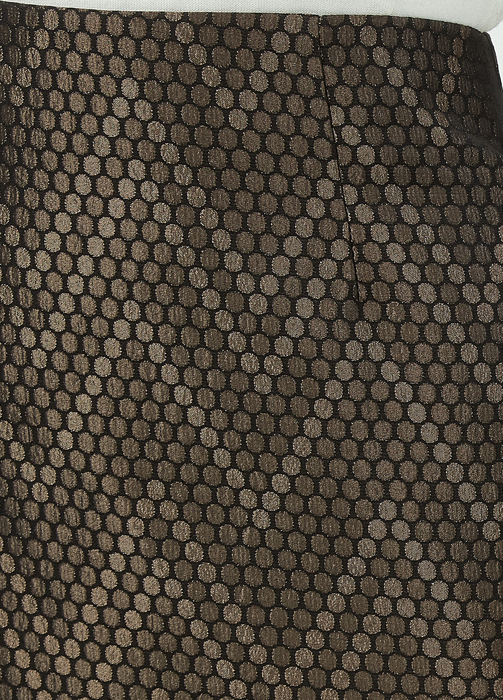 Коричневая кэжуал с геометрическим узором юбка KOTON а-силуэта (трапеция)