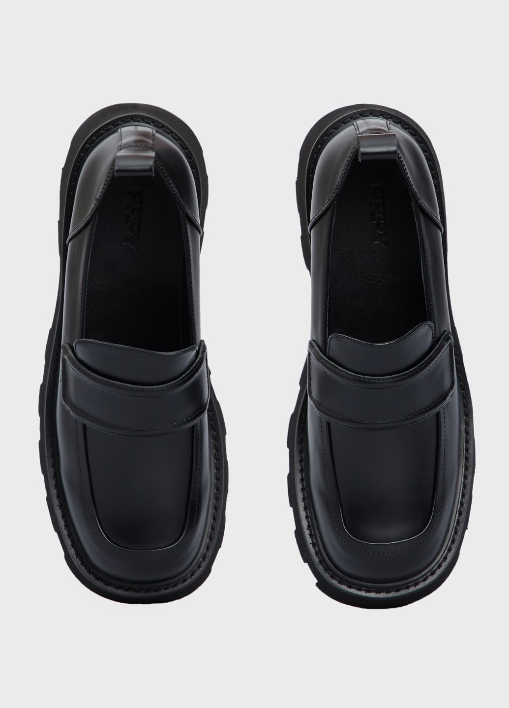 PRPY Туфли лоферы черный з натуральная кожа, китай — демисезон (322523494)
