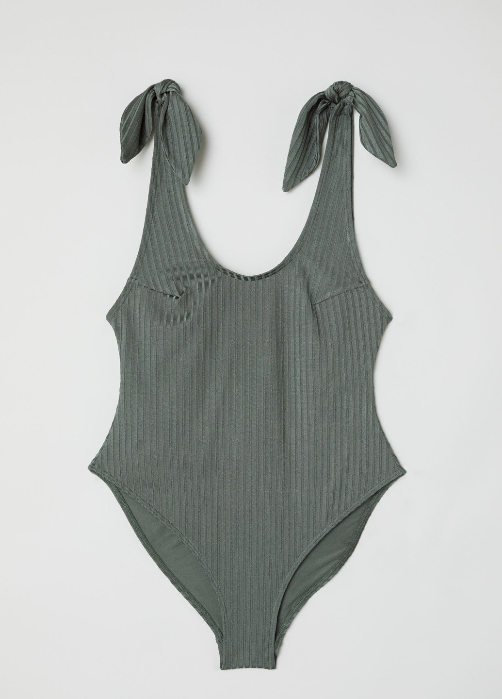 Темно-зеленый летний купальник H&M