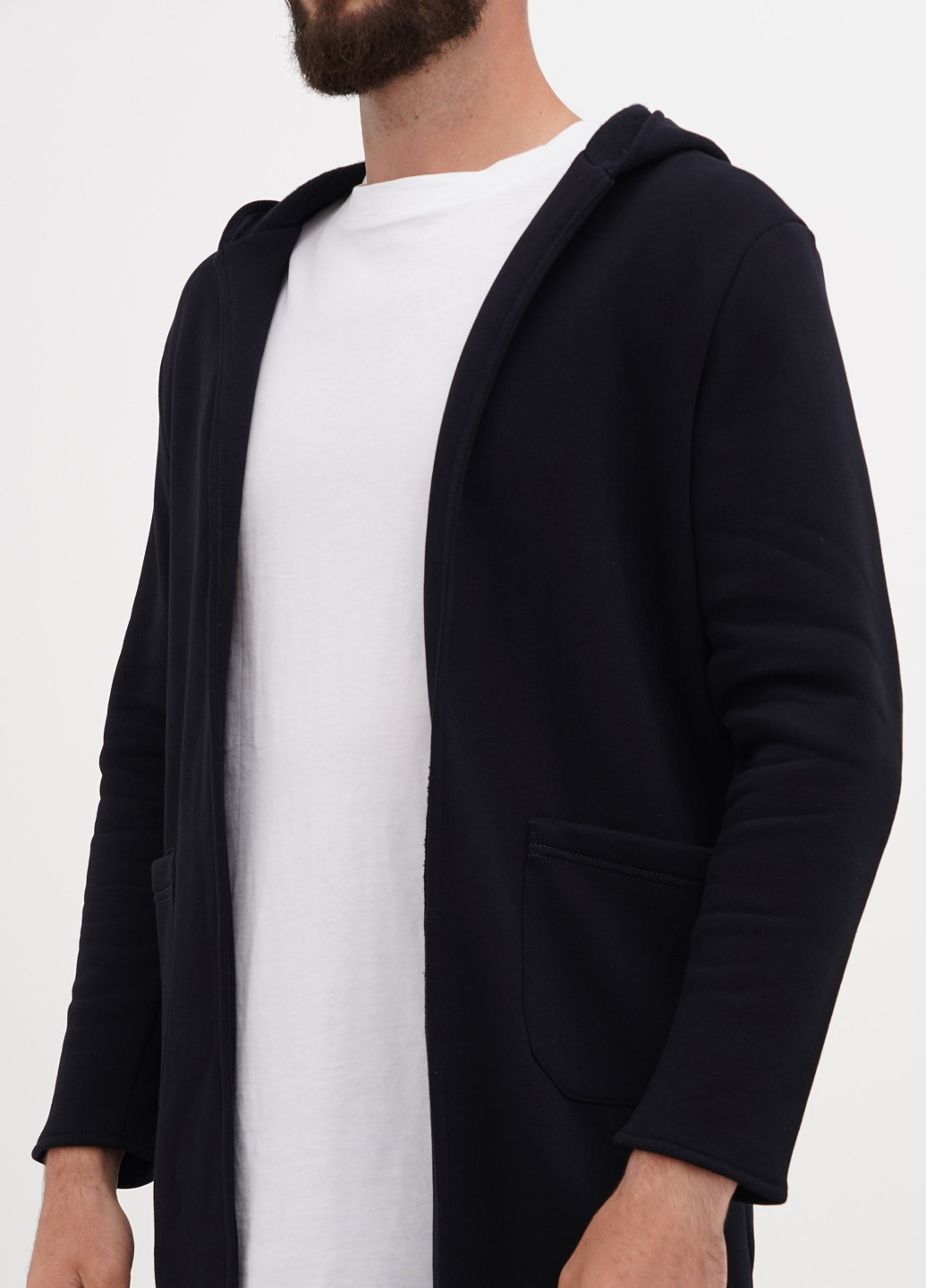 Темно-синий демисезонный кардиган Radda