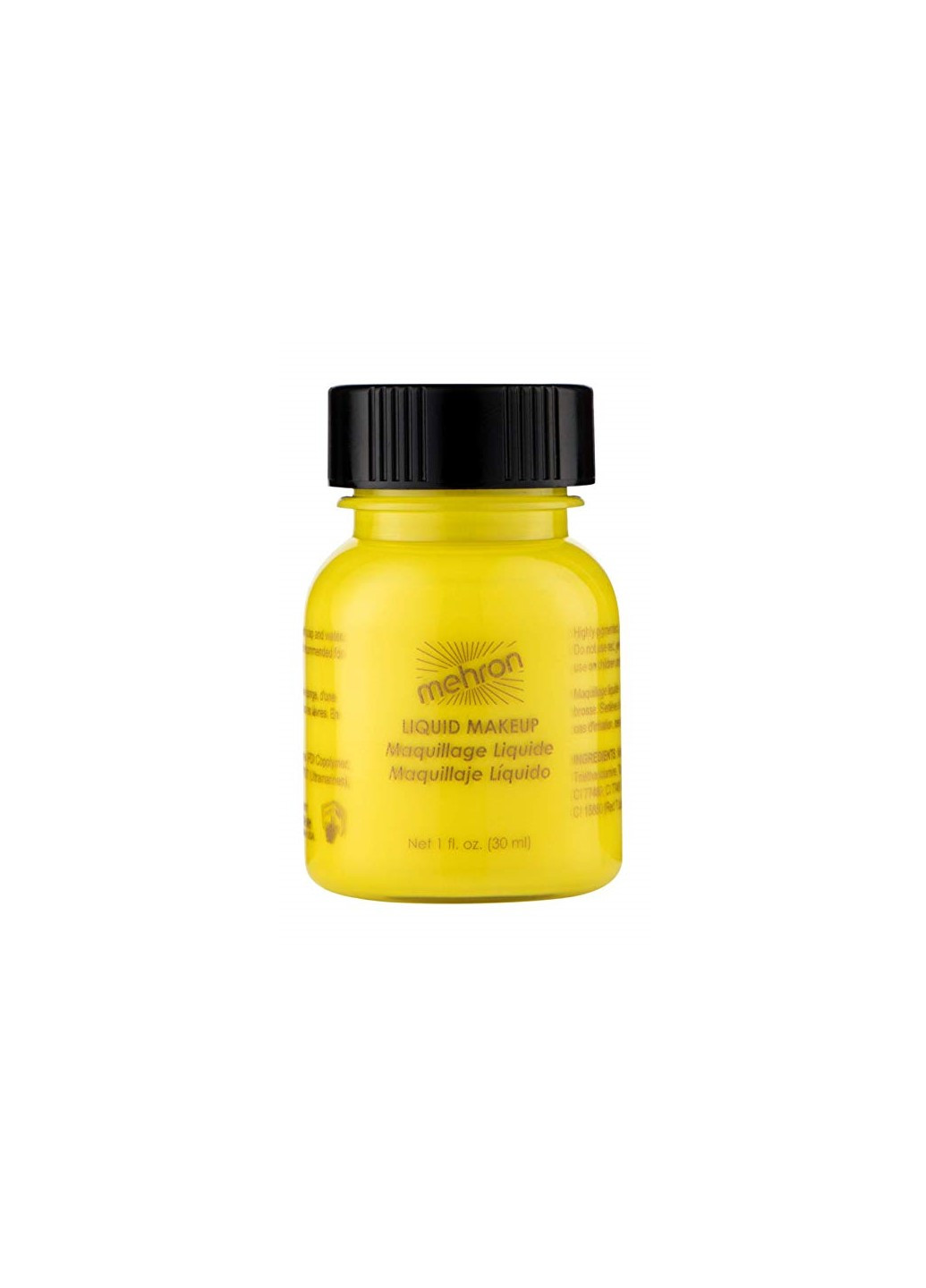Жидкий грим Liquid Makeup, Yellow (Желтый), 30 мл Mehron (205593278)