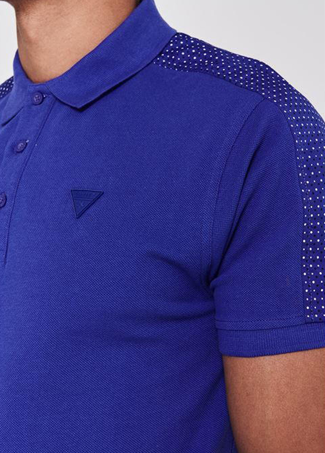 Синяя футболка-поло для мужчин Soviet с логотипом