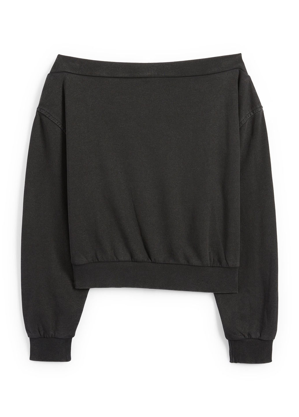 Темно-сірий світшот C&A однотонний без декору (362193819)