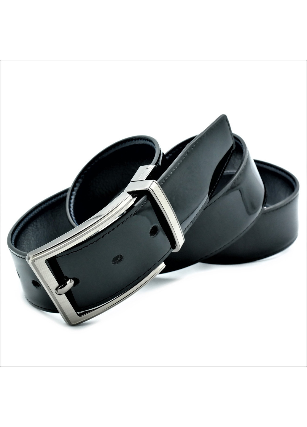 Мужской двухсторонний кожаный ремень 110-125х4 см Weatro (210342750)