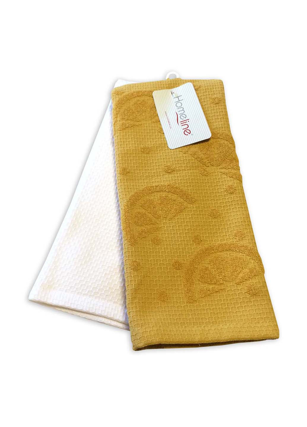 No Brand полотенце (2 шт.), 40х60 см однотонный комбинированный производство - Турция