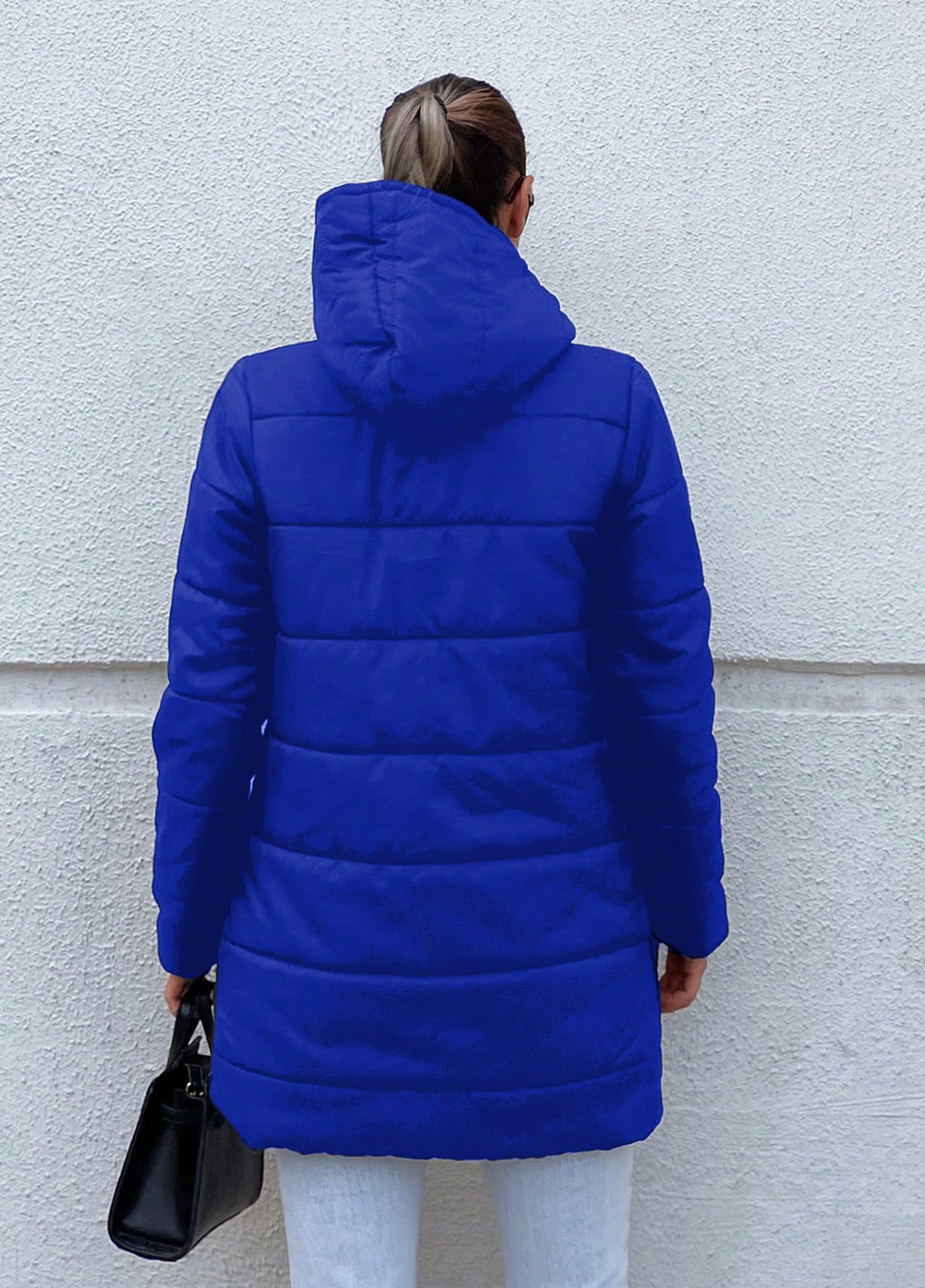 Синя демісезонна куртка SHEIN